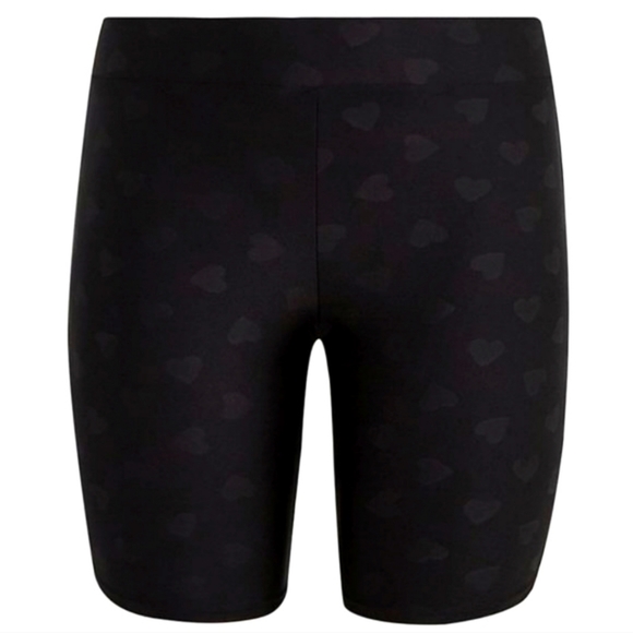 🟣TORRID BIKE SHORTS - HEART EMBOSSED 9' SIGNATURE HIGH RISE WAIST - PLUS SIZE - Picture 2 of 8